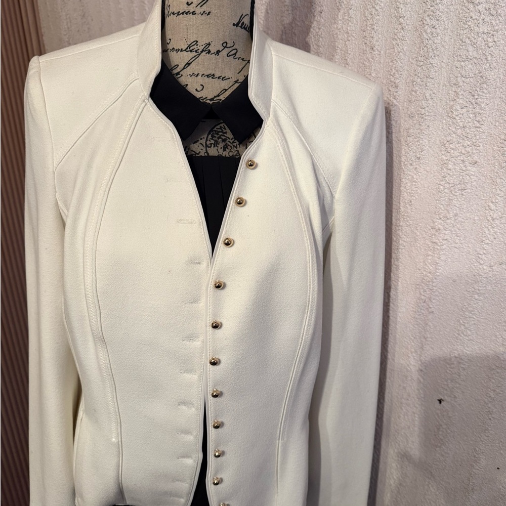 Elegant White Women's Jacket